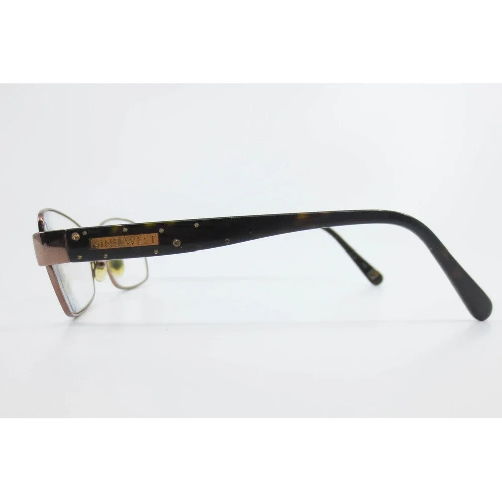 Nine West NW1021 250 Brown Tortoise Rectangular Eyeglasses Frames 54-15-135
